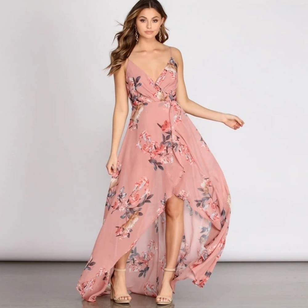 Floral maxi dress